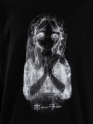 【POLAR SKATE CO】Saint Kawaii LS Tee BLACK POLAR LS TEE | SAINT KAWAII - BLACK – WISE supply